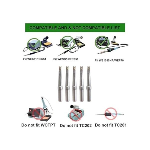 ShineNow Puntas de repuesto de calidad para WELLER WESD51_3