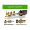ShineNow Puntas de inserción de calor para soldadores T18_3