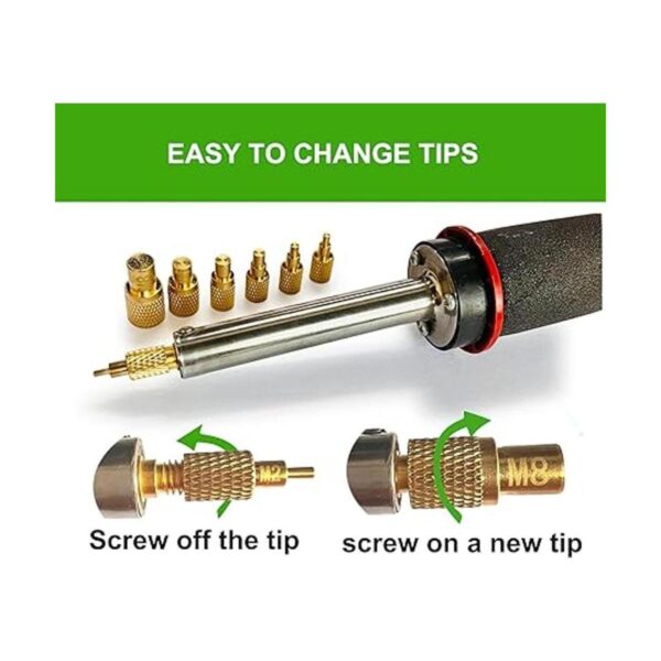 ShineNow Puntas de inserción de calor para soldadores T18_3