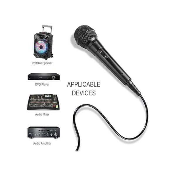 Shinco Micrófono de mano con cable micrófono vocal_3