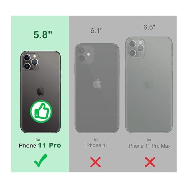 Shields Up Funda tipo cartera diseñada para iPhone 11 Pro_2