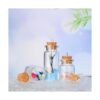 Sherli 45 mini botellas de vidrio con 50 tornillos para