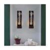 Shelving Solution Aplique de pared con portavelas de té