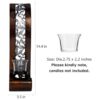 Shelving Solution Aplique de pared con portavelas de té