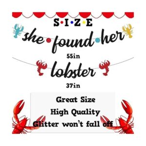 She Found Her Lobster Banner for Friends Tema de despedida
