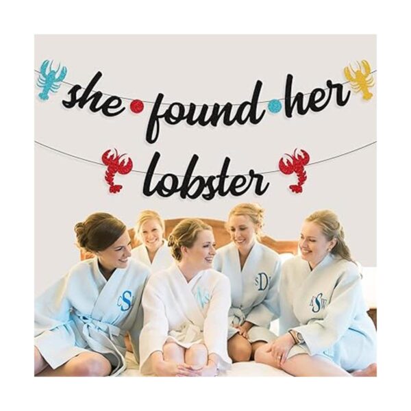 She Found Her Lobster Banner for Friends Tema de despedida