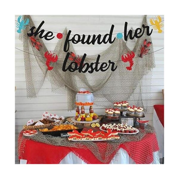She Found Her Lobster Banner for Friends Tema de despedida