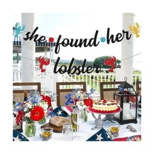 She Found Her Lobster Banner for Friends Tema de despedida
