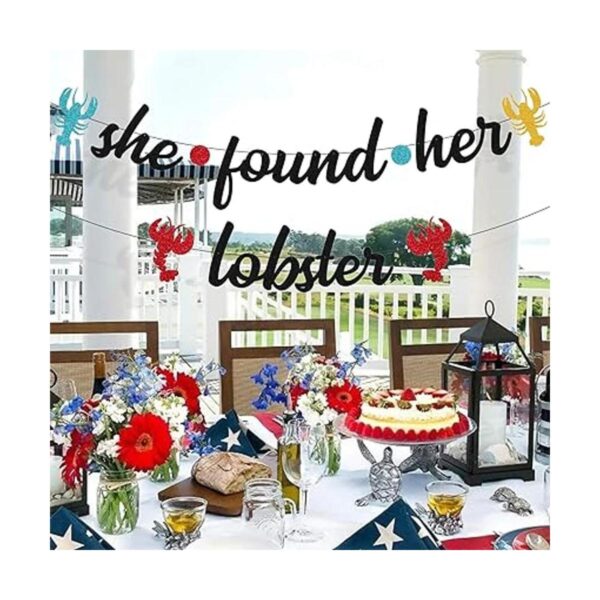 She Found Her Lobster Banner for Friends Tema de despedida