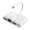 Sharllen Adaptador Ethernet RJ45 4 en 1 Lightning a HDMI_1