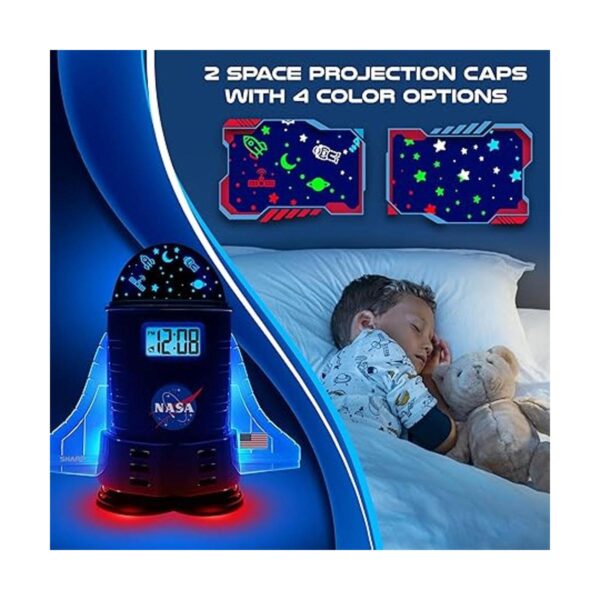 Sharp NASA Space Shuttle Reloj despertador de luz