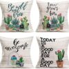 ShareJ Be Wild and Free Juego de 4 fundas de almohada