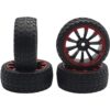 ShareGoo OD Juego de 4 llantas hexagonales de 2.55_5