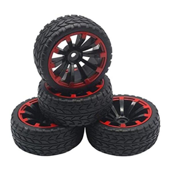 ShareGoo OD Juego de 4 llantas hexagonales de 2.55_1
