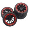 ShareGoo OD Juego de 4 llantas hexagonales de 2.55_6