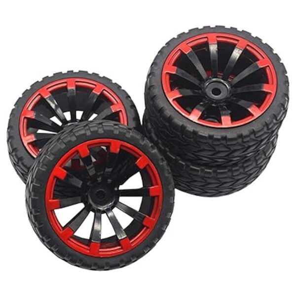 ShareGoo OD Juego de 4 llantas hexagonales de 2.55_6
