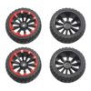 ShareGoo OD Juego de 4 llantas hexagonales de 2.55_4