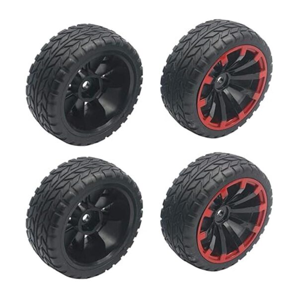 ShareGoo OD Juego de 4 llantas hexagonales de 2.55_2