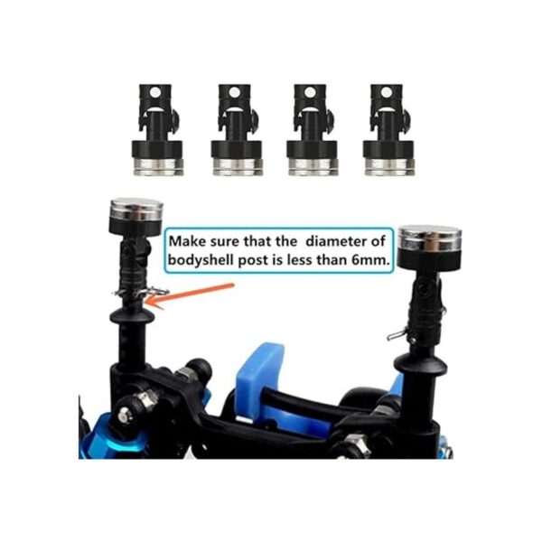 ShareGoo 4 piezas RC magnético Cuerpo Poste Magnético_2
