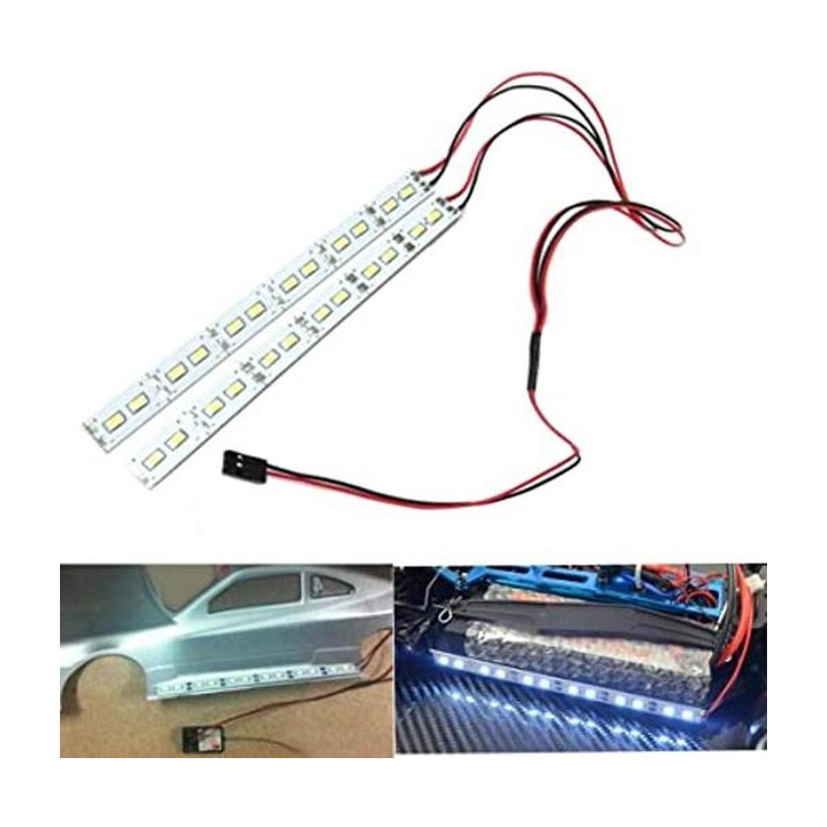 ShareGoo 24 luces LED de chasis de aluminio RC LED de 6 V