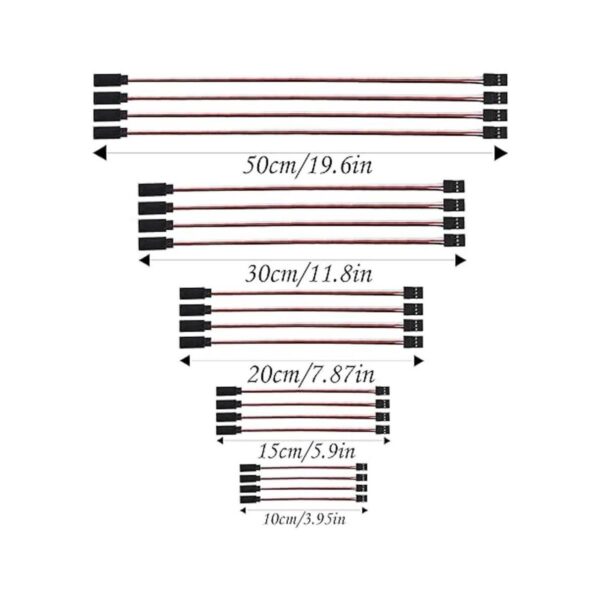 ShareGoo 20 piezas macho a hembra cable de extensión servo_3
