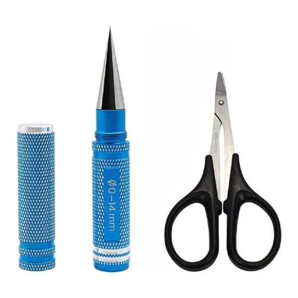 ShareGoo Perforadora de aluminio con funda y tijeras