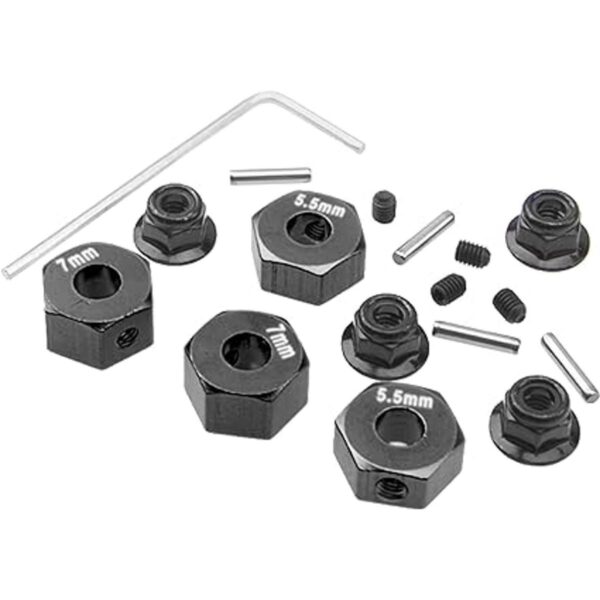 ShareGoo Bujes hexagonales de aluminio de 0.472 in y_2