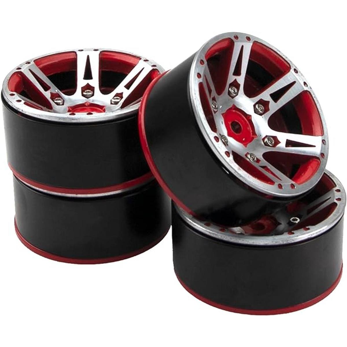 ShareGoo 4 llantas de metal de 4 piezas de 4 pulgadas de