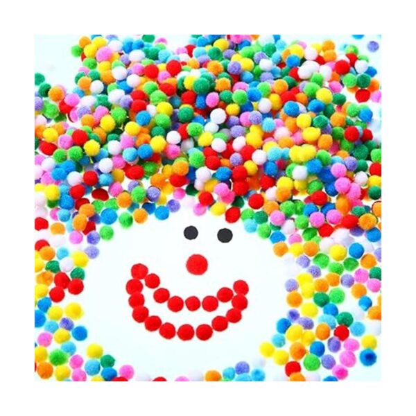 Shappy 2000 pompones de 0.3 in para hacer manualidades_5