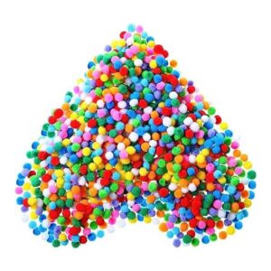Shappy 2000 pompones de 0.3 in para hacer manualidades_1