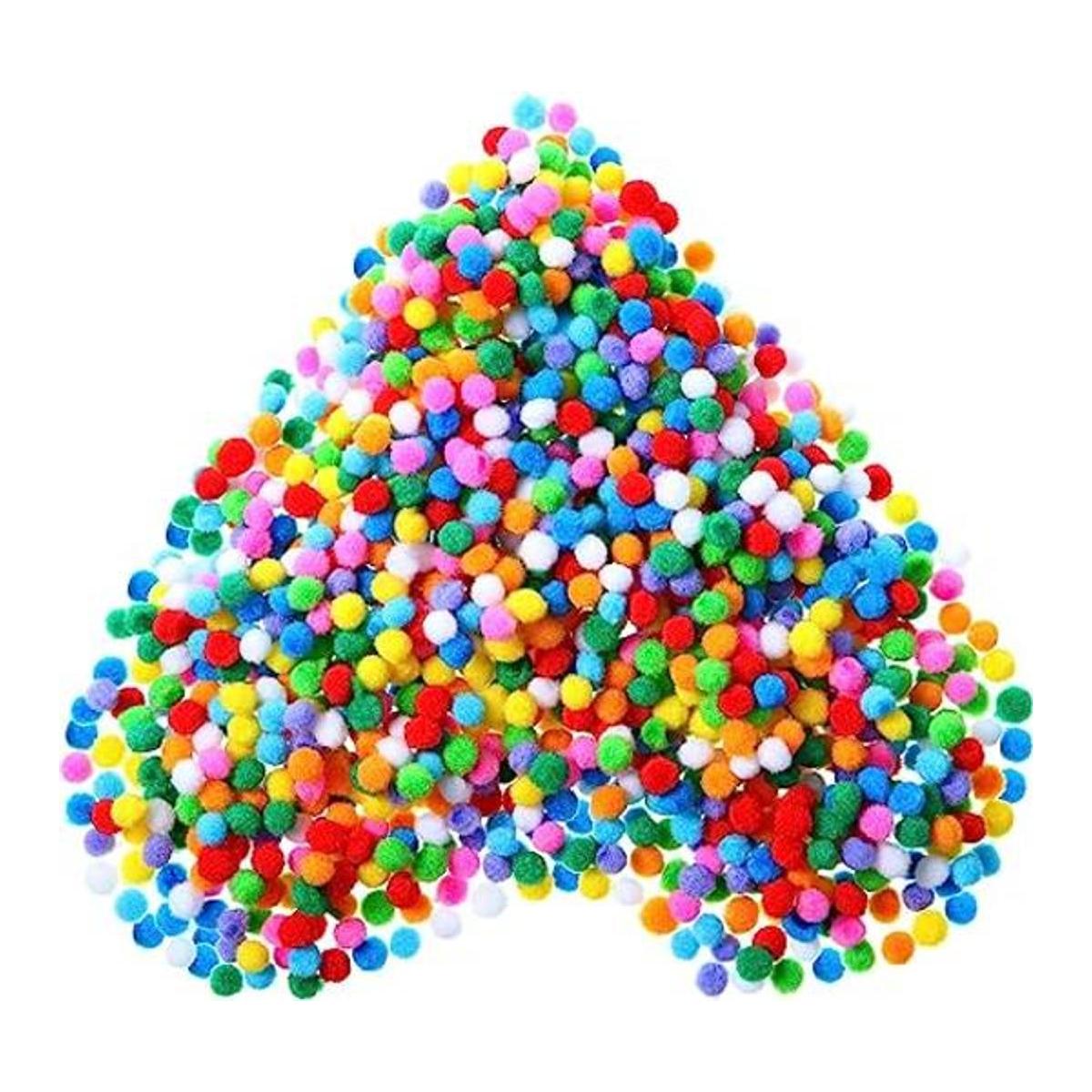 Shappy 2000 pompones de 0.3 in para hacer manualidades