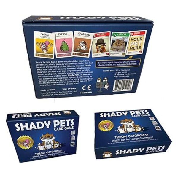 Shady Pets Juego de cartas Juegos de fiesta familiares_2
