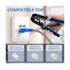 Shahe Juego de herramientas de engarzado RJ45 juego de_4