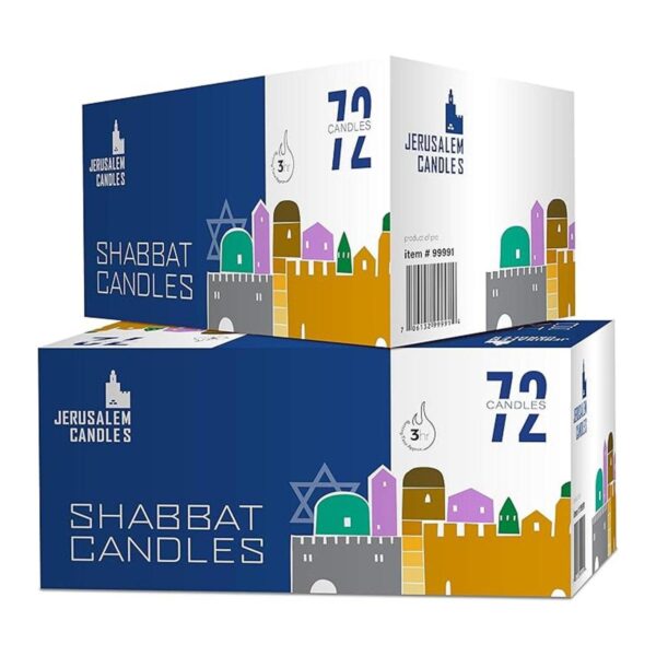 Shabat Candles Velas tradicionales de Shabbos 3 horas 2_1