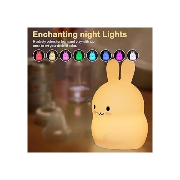 ShaArkMango Luz nocturna de conejito para dormitorio de_3