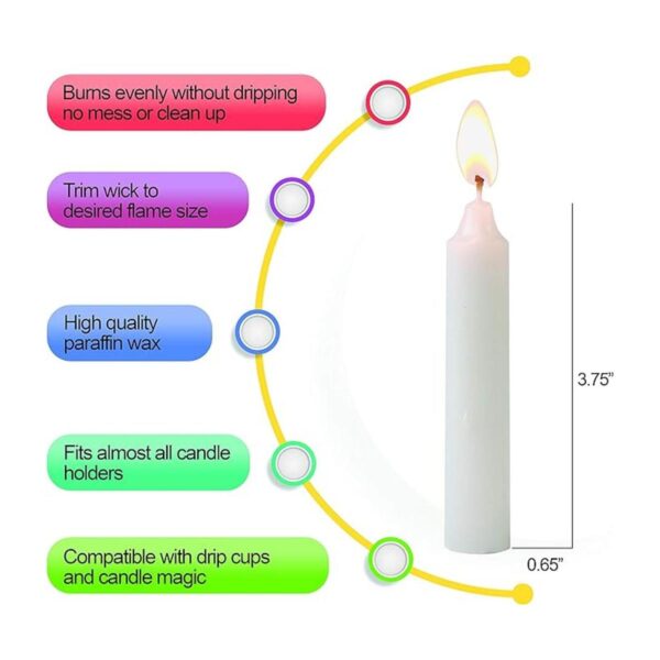 Shabat Candles Velas tradicionales de Shabbos 3 horas 2_3