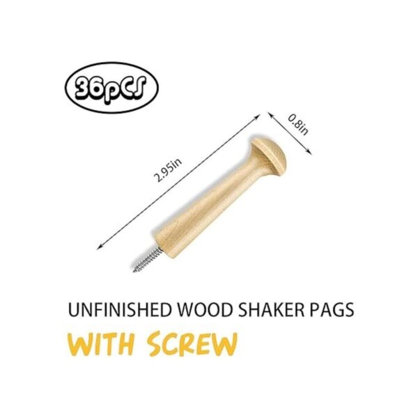 Sfcddtlg 36 piezas de madera para coctelera de 2.95