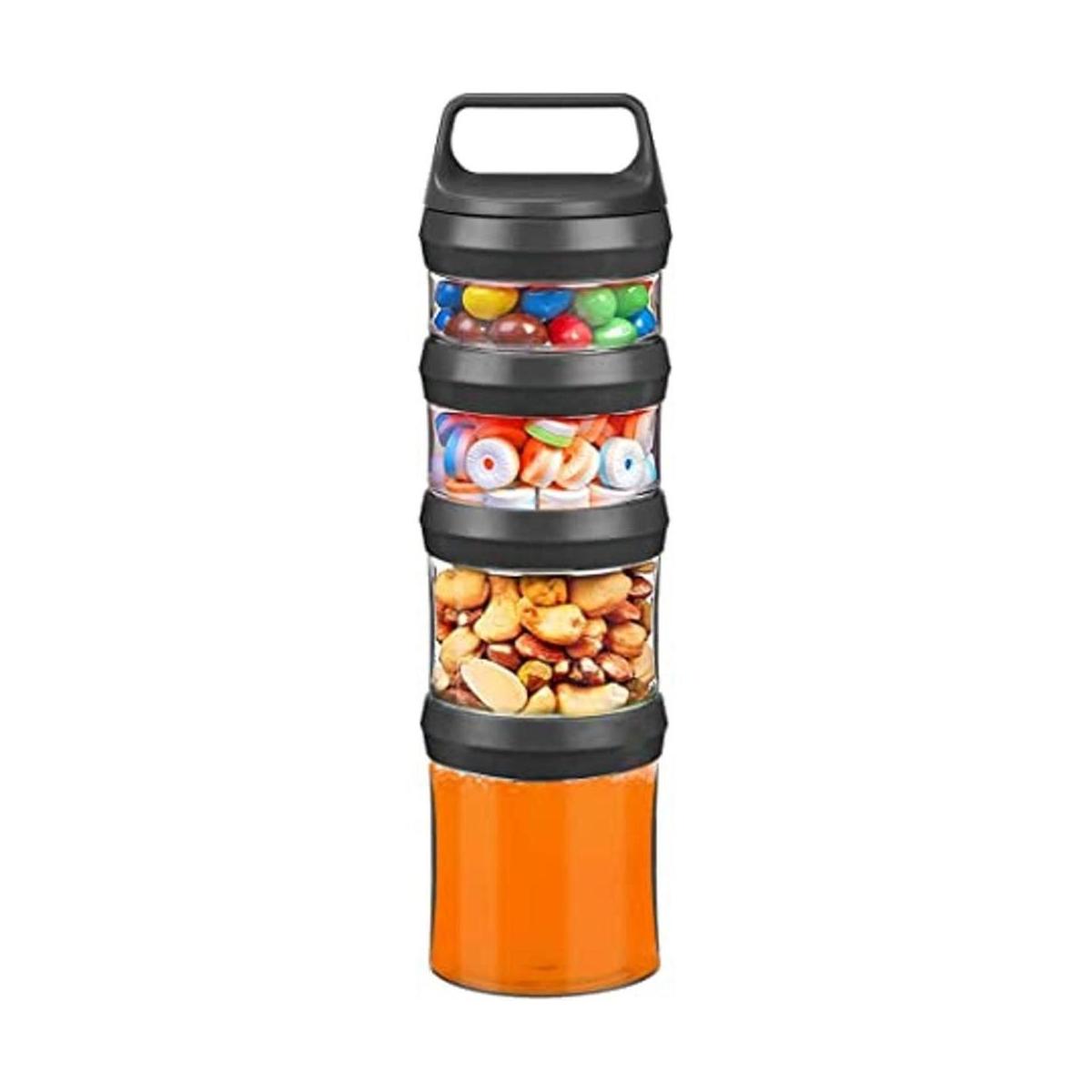 Set de recipientes apilables para aperitivos SELEWARE con