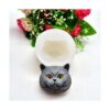 Set of 2 Pet Cat Silicone Resin Molds British Shorthair