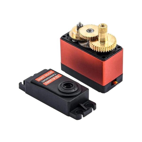 Servo digital de 44.1 lbs de alto par de torsión completo