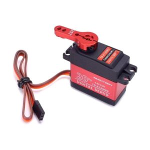 Servo digital de 44.1 lbs de alto par de torsión completo