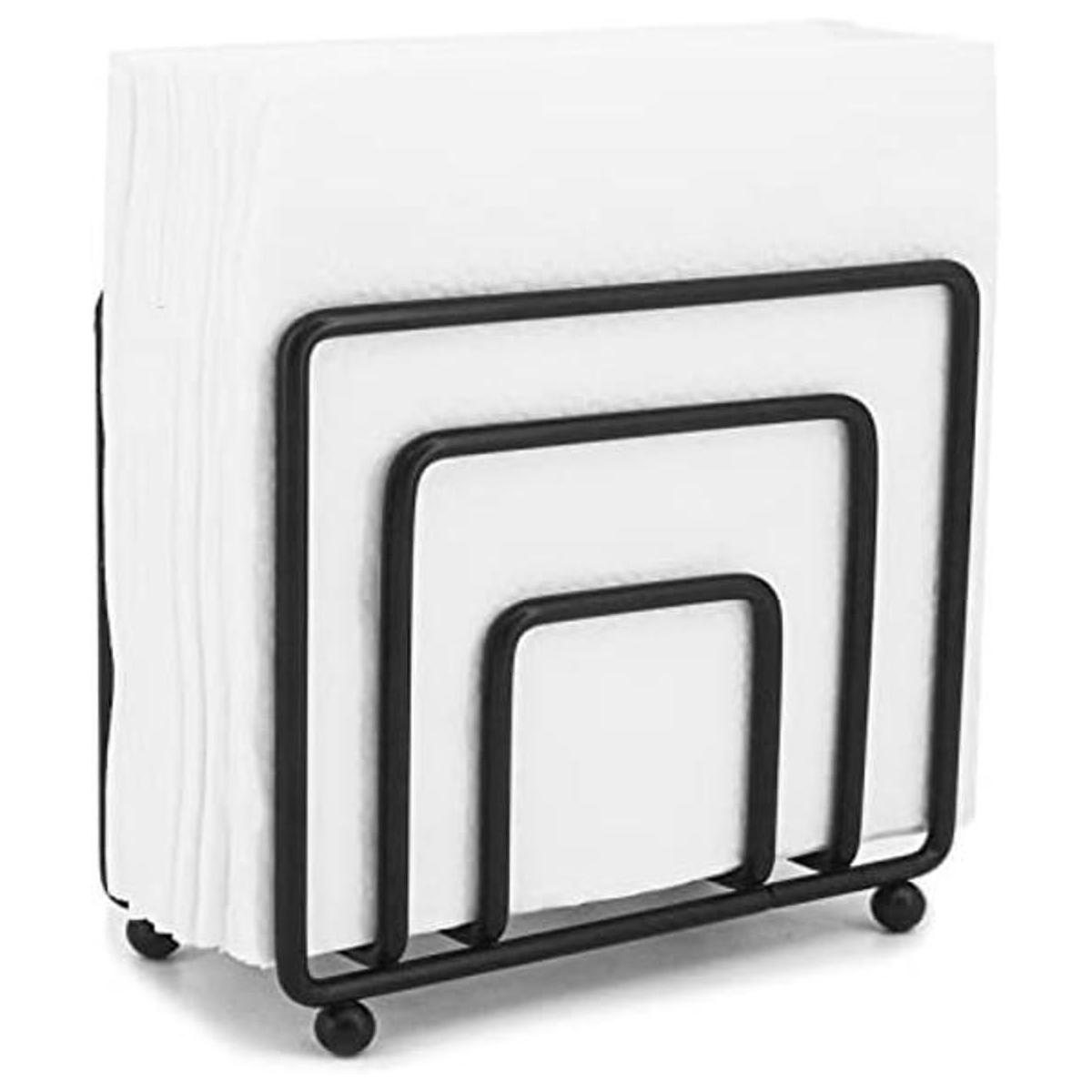 Servilletero dispensador de papel de mesa de metal