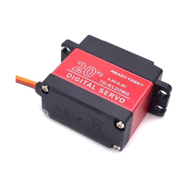 Servo digital de 44.1 lbs de alto par de torsión completo