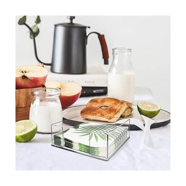 Servilletero acrílico para mesa y cocina servilletas_6