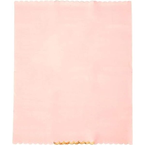 Servilletas de papel festoneadas de color rosa brillante_5