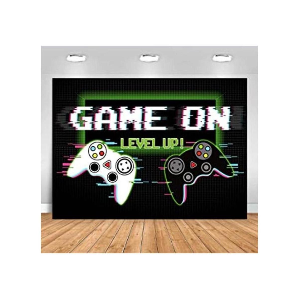 Sensfun Fondo para videojuegos de 7 x 5 pies para niños