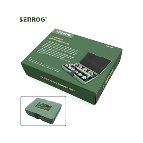 Senrog Kit de perforador de juntas 12 en 1 para cuero
