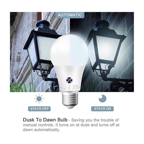 Sengled Paquete de 3 bombillas LED de anochecer a