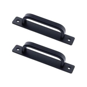Semetall Manijas de puerta de granero antiguas de 5.79