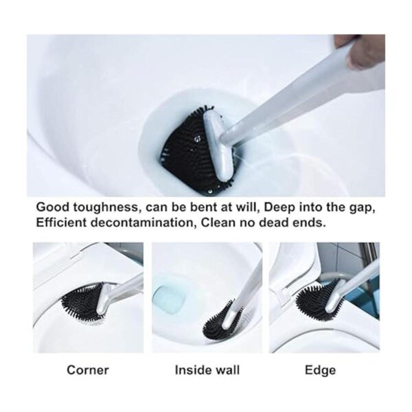 Sellemer Toilet Brush and Holder Set for Bathroom_3